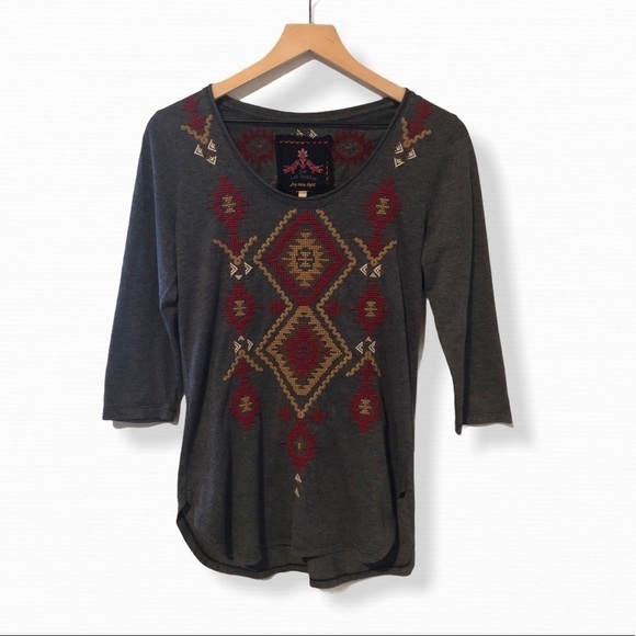 JW Los Angeles Johnny Was Embroidered Top - Picture 1 of 6